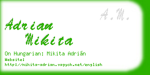 adrian mikita business card